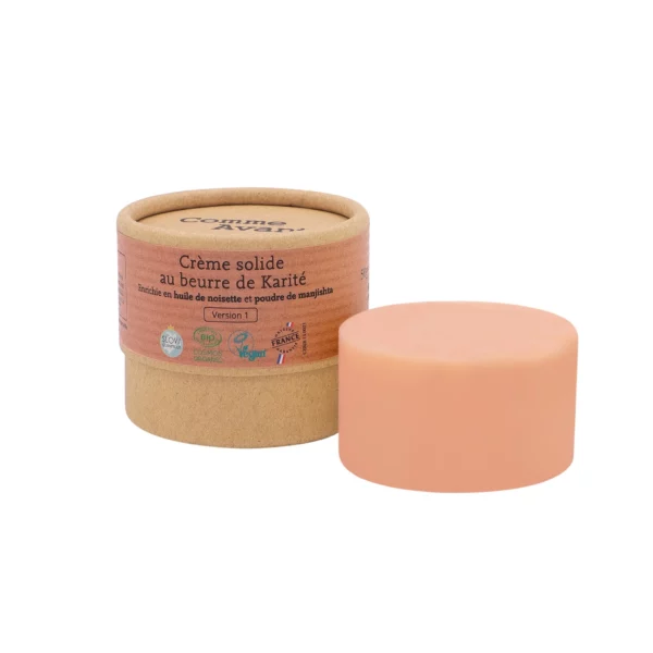 Crème solide à l'huile de noisette (et manjishta) 50 g