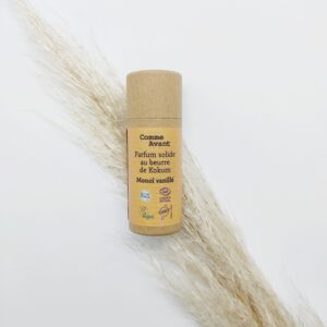 Parfum solide au beurre de Kokum - Monoï Vanillé 20g