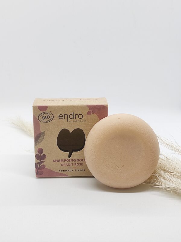 Shampoing Solide Granit rose Endro 85 ml