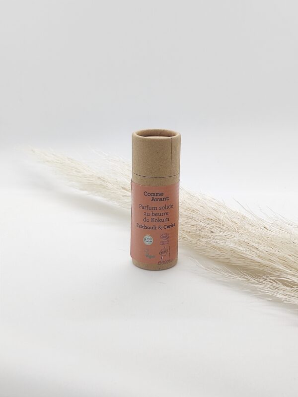 Parfum solide au beurre de kokum - Patchouli cerise